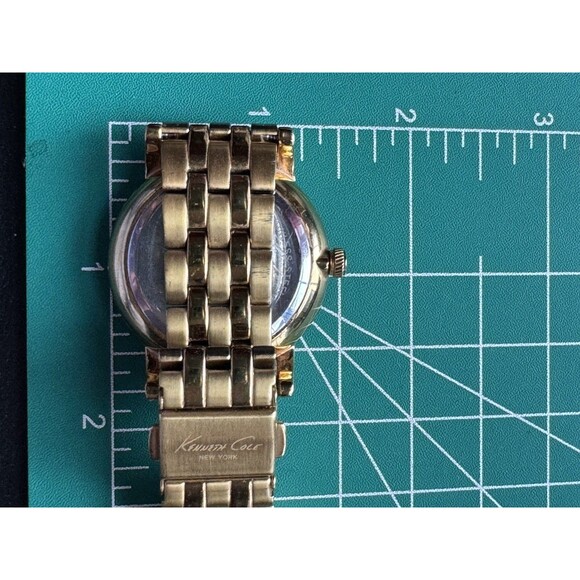 Kenneth Cole New York Two Tone Stainless Steel Ladies Watch Mother Of Pearl - Picture 9 of 10